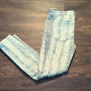 Joe's Jeans Serpent Pattern Denim